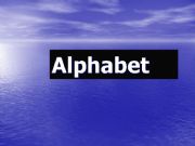 English powerpoint: alphabet