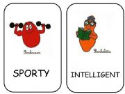 English powerpoint: Flashcards personality dscription