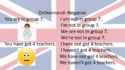 English powerpoint: Negatives
