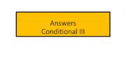 English powerpoint: conditional type 3