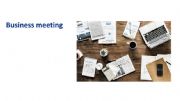 English powerpoint: Business Meeting