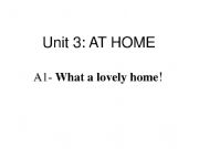 English powerpoint: At Home