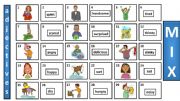 English powerpoint: Pelmanism or matching game - adjectives