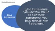 English powerpoint: Musical instruments - vocabulary -  quiz