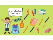 English powerpoint: School things. I have got ...