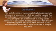 English powerpoint: Connectors