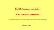 English powerpoint: Vocabulary_1_2021