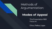 English powerpoint: Debate Unit:PPT_Modes of Appeal