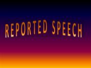 English powerpoint: REPORTED SPEECH 2
