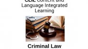 English powerpoint: Criminal Law collocations
