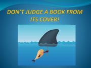 English powerpoint: Dont judge a book from its cover