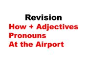 English powerpoint: Revision How  adjectives