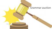 English powerpoint: Comparison of adjectives: Grammar auction
