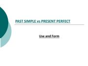 English powerpoint: Past Simple vs Present Perfect