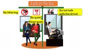 English powerpoint: signs  on the bus