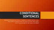 English powerpoint: Conditional sentences