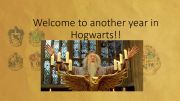 English powerpoint: Welcome to Hogwarts