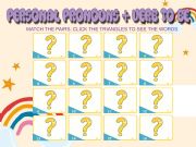 English powerpoint: Personal Pronouns Matching Game