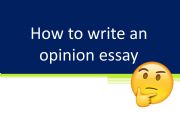 English powerpoint: Opinion Essay