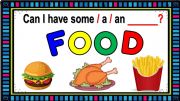 English powerpoint: FOOD