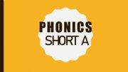 English powerpoint: short a sound phonics