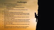 English powerpoint: challenges (discussion topics)