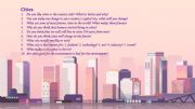 English powerpoint: Cities (topic discussion)