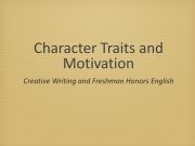 English powerpoint: Characterization