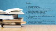 English powerpoint: books (discussion topic)