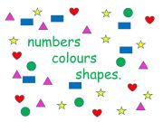 English powerpoint: numbers, colours & shapes