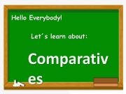 English powerpoint: Comparatives