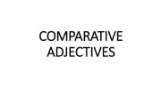 English powerpoint: Comparative and Superlative Adjectives