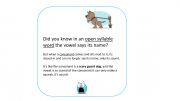 English powerpoint: Open and Closed syllables - Guard Dog