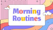 English powerpoint: MORNING ROUTINES
