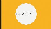 English powerpoint: WRITING TIPS FOR FCE STUDENTS
