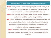 English powerpoint: How to answer multiple choice questions