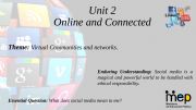English powerpoint: ONLINE & CONNECTED