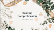 English powerpoint: Reading Comprehension Dialogues and Simple Past