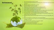 English powerpoint: discussion topic - environment