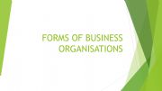 English powerpoint: Forms of business organisations 