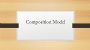 English powerpoint: Routine Composition Model