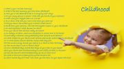 English powerpoint: childhood - discussion topics