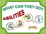 English powerpoint: CAN - ABILITIES
