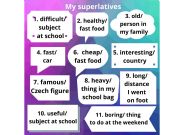 English powerpoint: Superlatives - speaking activity