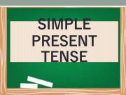 English powerpoint: Simple Present Tense