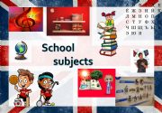 English powerpoint: School subjects