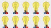 English powerpoint: Ordinal Numbers Game - Turn On the Light Bulbs