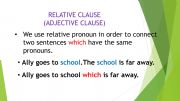 English powerpoint: Relative clauses