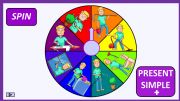 English powerpoint: Household chores. Spinning wheel game. 