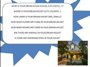 English powerpoint: Writing - My Dream House